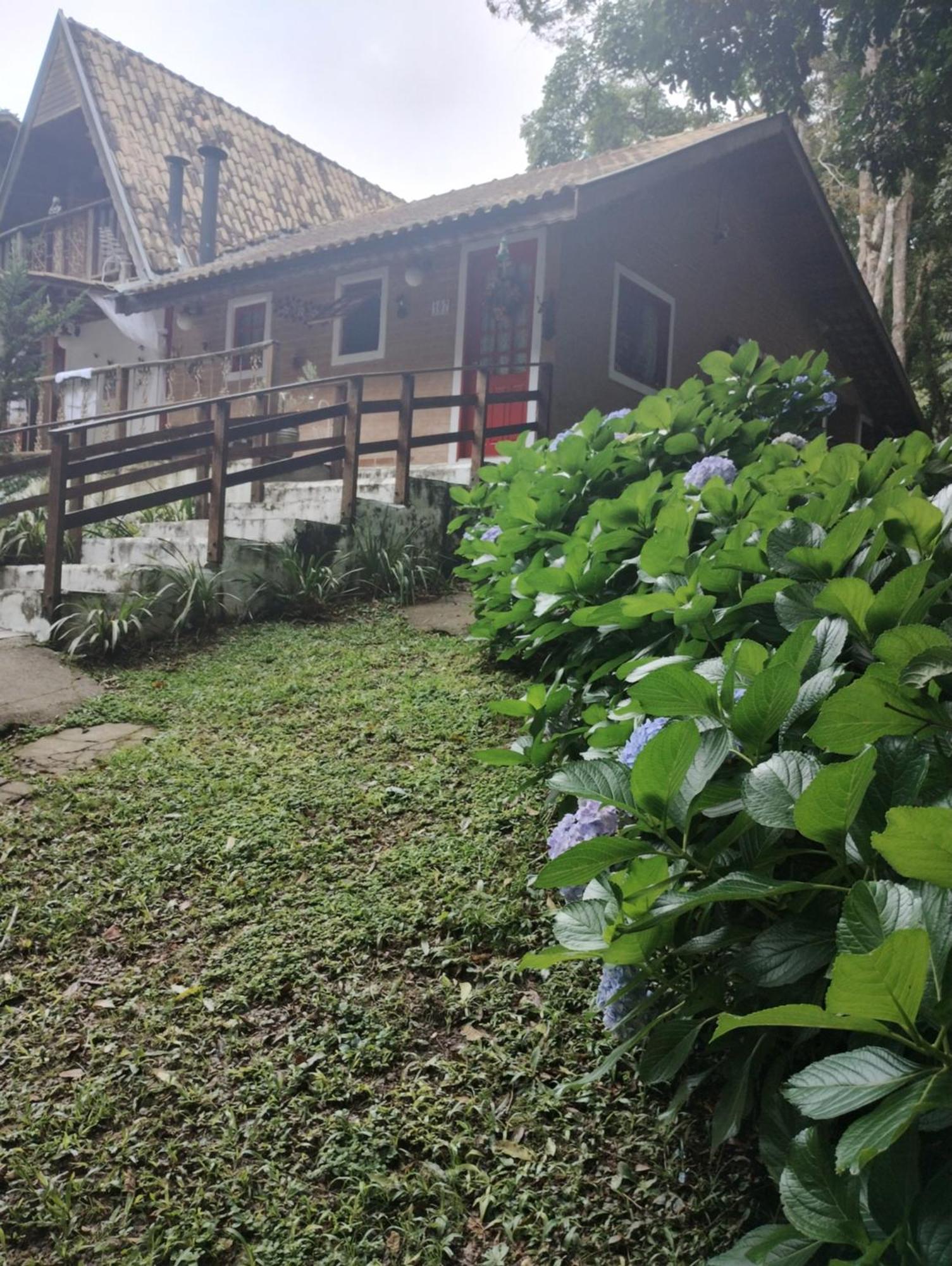 Casa Aconchegante Na Serra. Santo Antônio do Pinhal Esterno foto